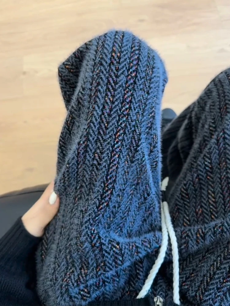 

Мужские повседневные брюки из вельвета в стиле ретро, осенне-зимние, в полоску, прямого кроя, теплые, удобные, свободного кроя, для повседневной носки