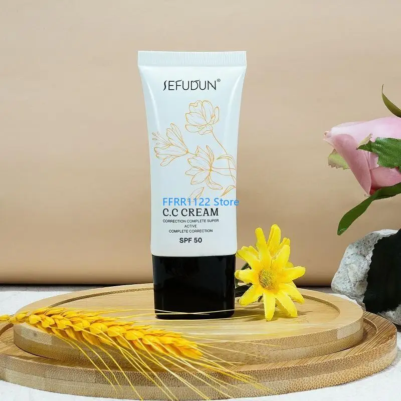 كريم Y1UF لضبط لون البشرة كريم SPF 50، كريم التجميلي، واقي الشمس وكريم الأساس #3