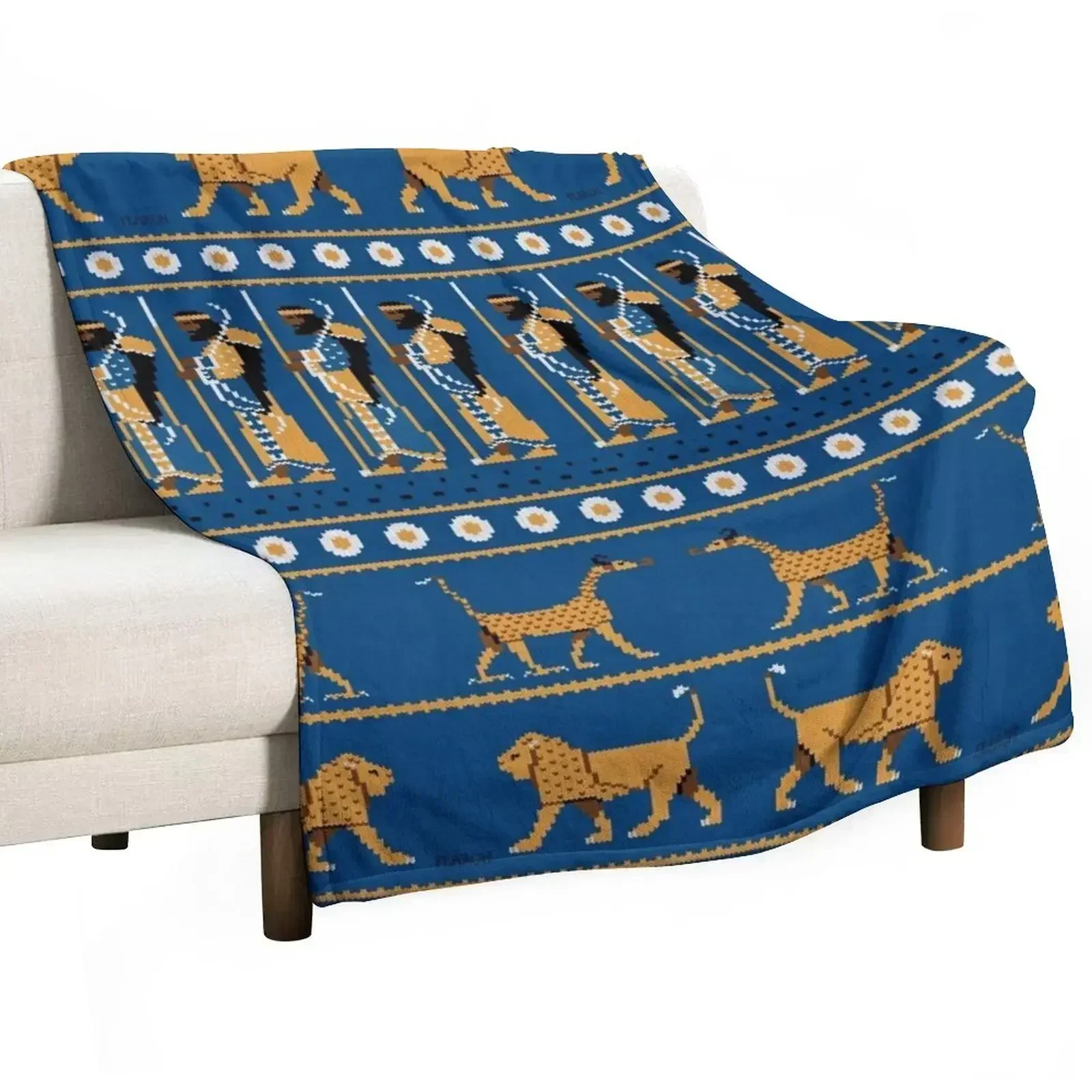 Ancient Knits - Babylon Throw Blanket Decorative Sofas Bed Fashionable Sofa Sofas Softest cosplay anime Blankets