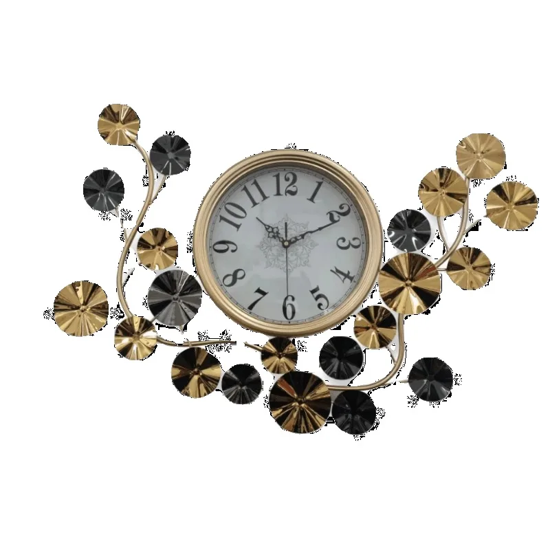 침묵 미적 벽시계 아트 벽화 대형 인테리어 럭셔리 디지털 벽시계 레스토랑 Horloge Murale 홈 인테리어