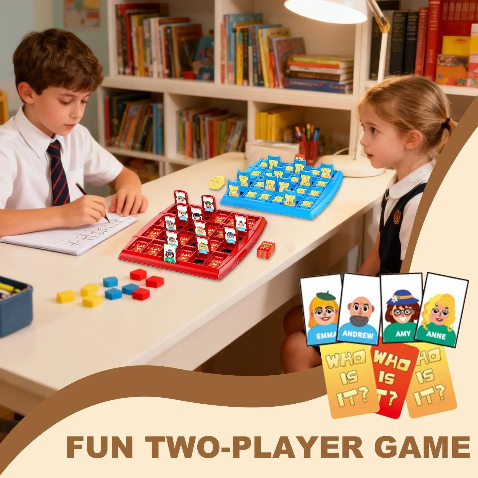 GuessWho I Am Board Game Parent-child Interaction Toy Logical Reasoning Children's Puzzle For Family Party Camping Picnic