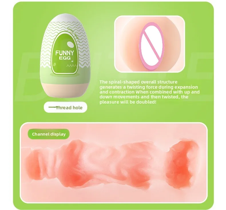 Fun Ei voor Mannen Stimulator Penis Massager Zacht Rubber Volwassen Speeltjes voor Mannen Realistische Vagina Pocket Kut Mini Cups Masturbator