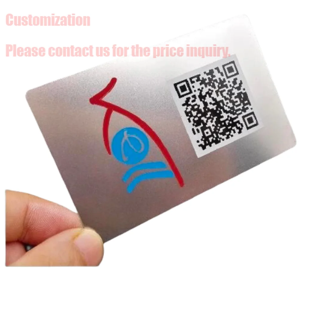 

Customized inquiry Metal Business Card with Qr Code Custom logo Printed Luxury Metal Business Visiting Card