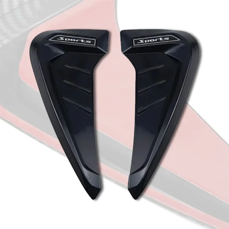 

2 ABS Car Air Intake Stickers Shark Gill Air Vents Simulate the Appearance Car Trim Side Air Vents Airflow Fenders