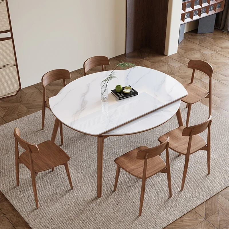 

Modern Small Space Dinning Table Design Simplicity Adjustable Table Nordic Style Moveis Para Cozinhakitchen Furniture