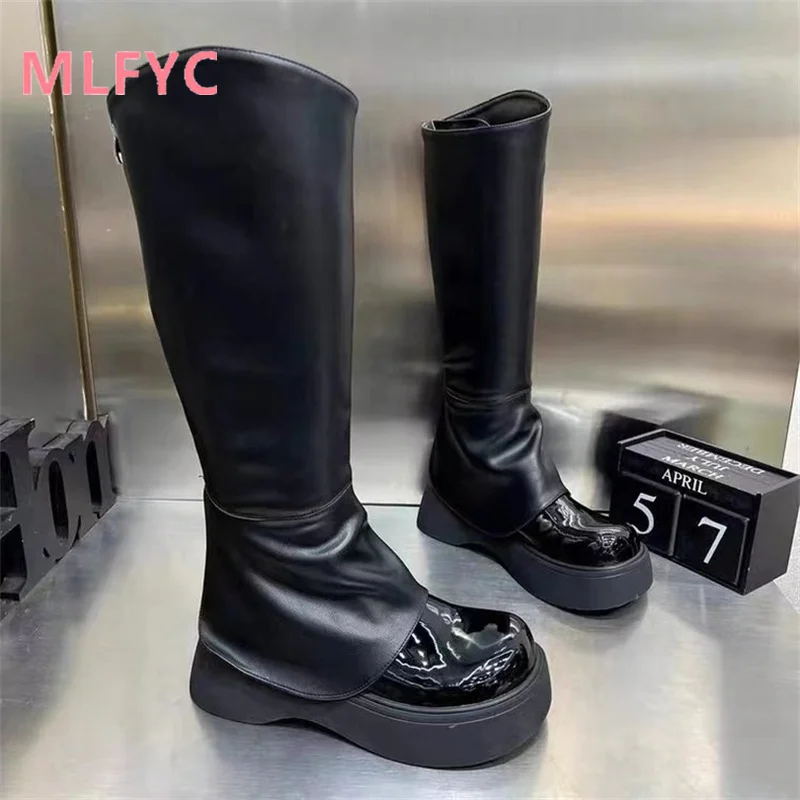 Long boots fashionable high boots slim pants and leg boots women's winter sexy fashionable and warm boots