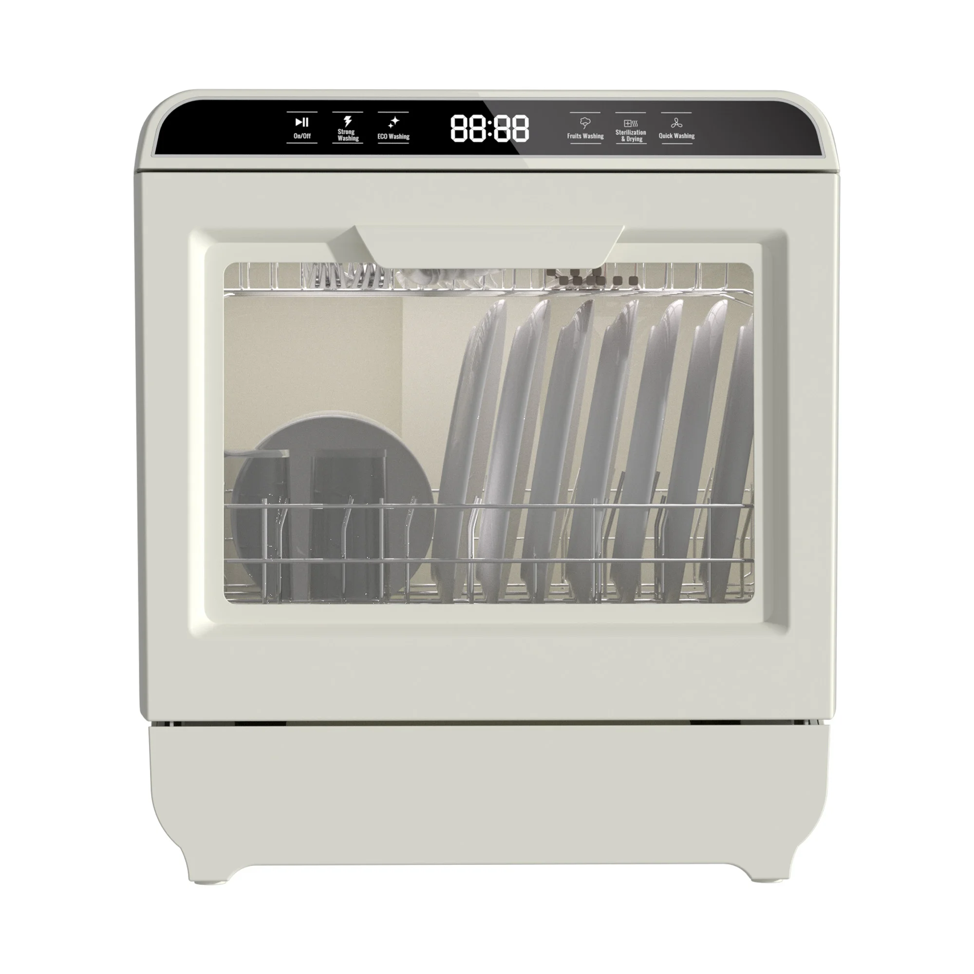 Smart Mini Automatic Freestanding Dishwasher for Dishwashing Sterilization Portable Dishwasher Machine for Home and Hotel Use