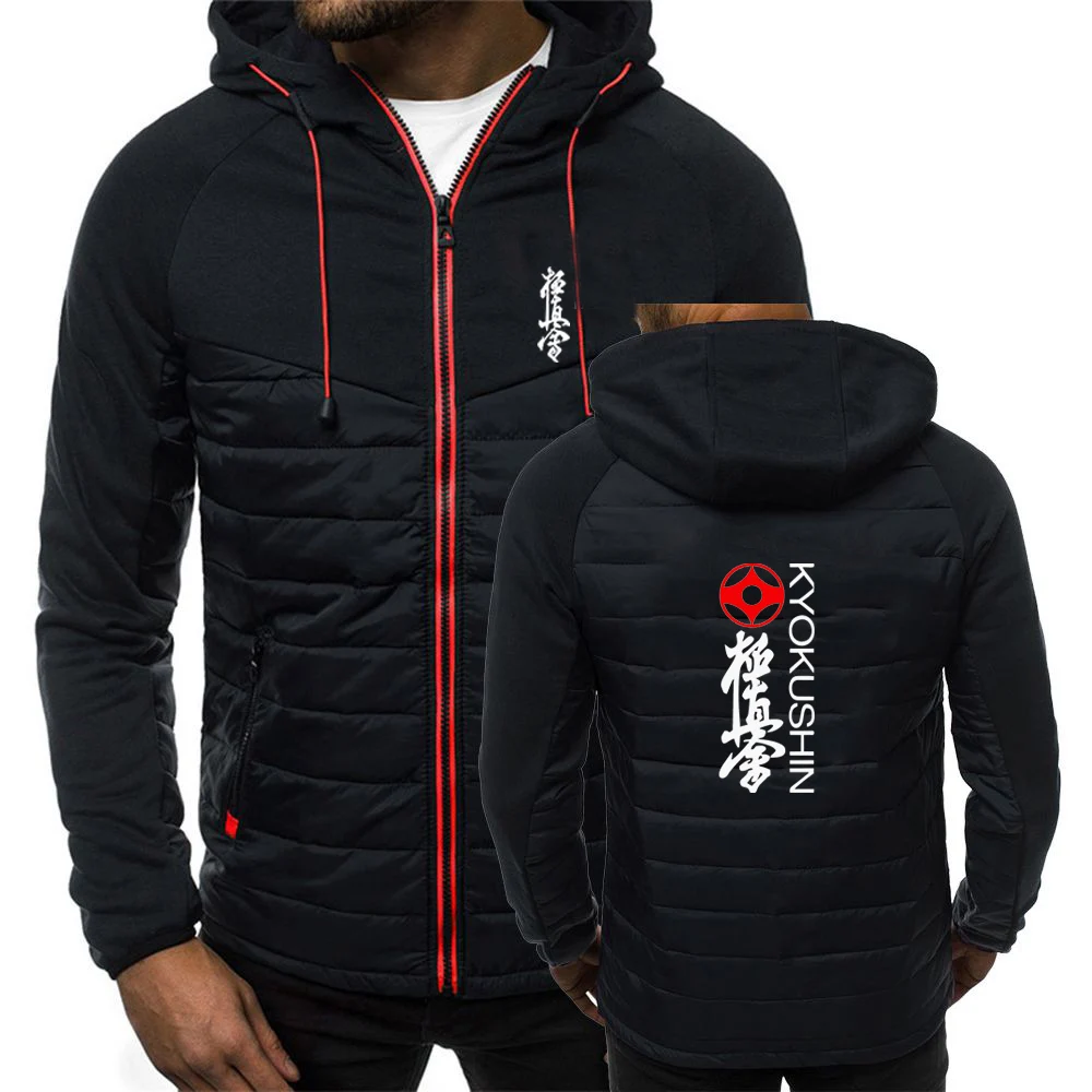 Kyokushin Karate Printing Fashion 2023 New Man's Spring Autumn Splicing Tracksuit High Quality All-Match Slim Fit Hoodies Coat