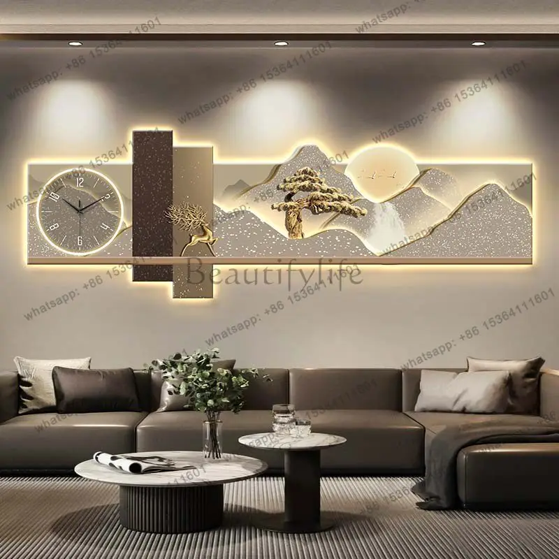 Best Sellers Art Mural Living Room Wall Watch Modern Interior Big Size Digital Clock Wall Luxury Creative Orologio Da Parete Hom