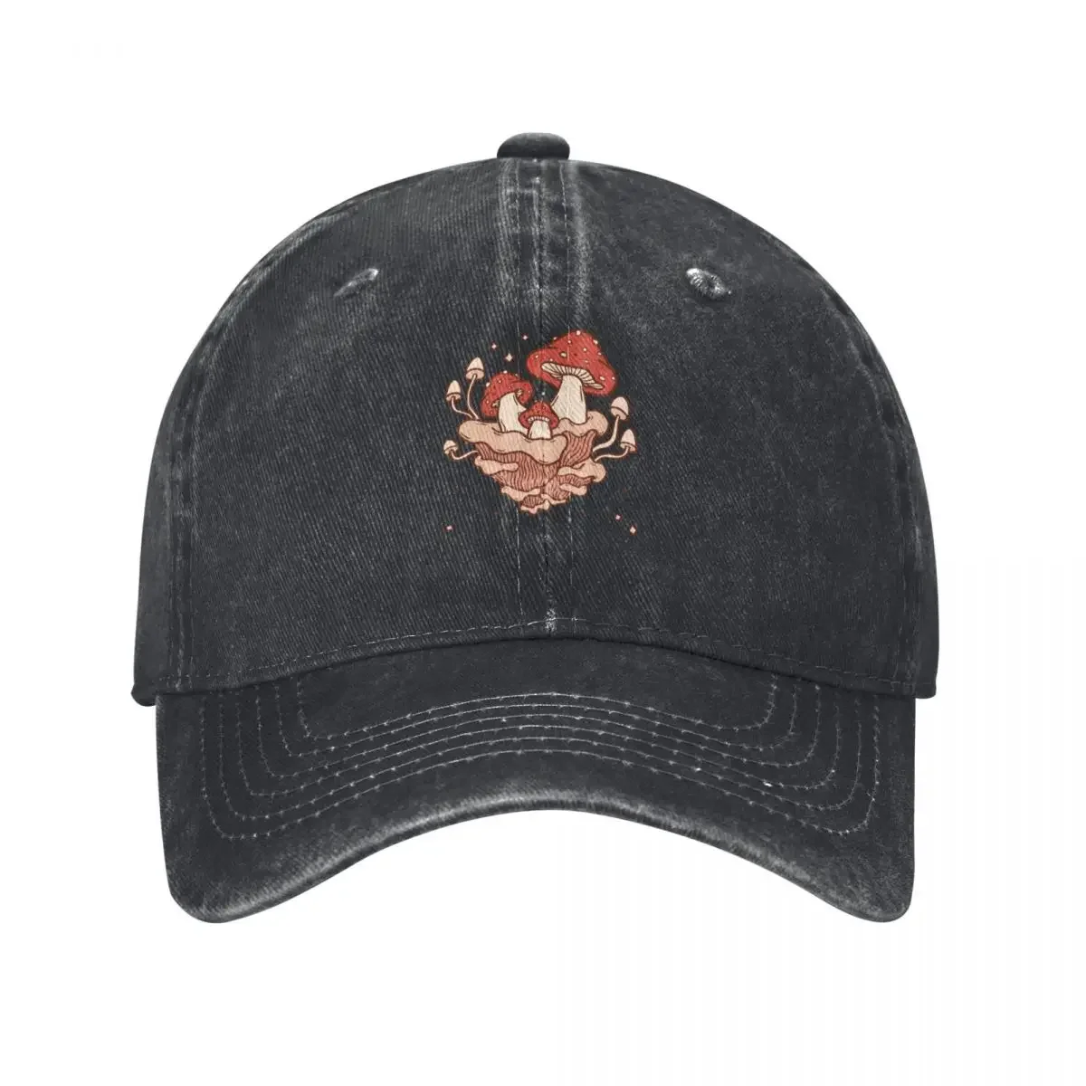 my favorite spirit is magic mushroom trippy design Baseball Cap Military Cap Man Golf Wear Sun Cap Anime Hat Woman Hats Men's