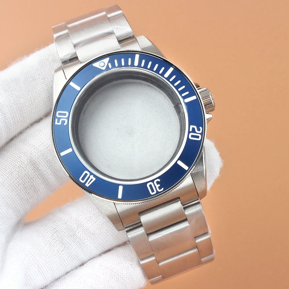 

Fit Pelagos 41mm Men's Fashion Watch Case NH35 With Brushed Bracelet For NH35 NH36 Automatic Movement 31mm Dial Stainless Steel