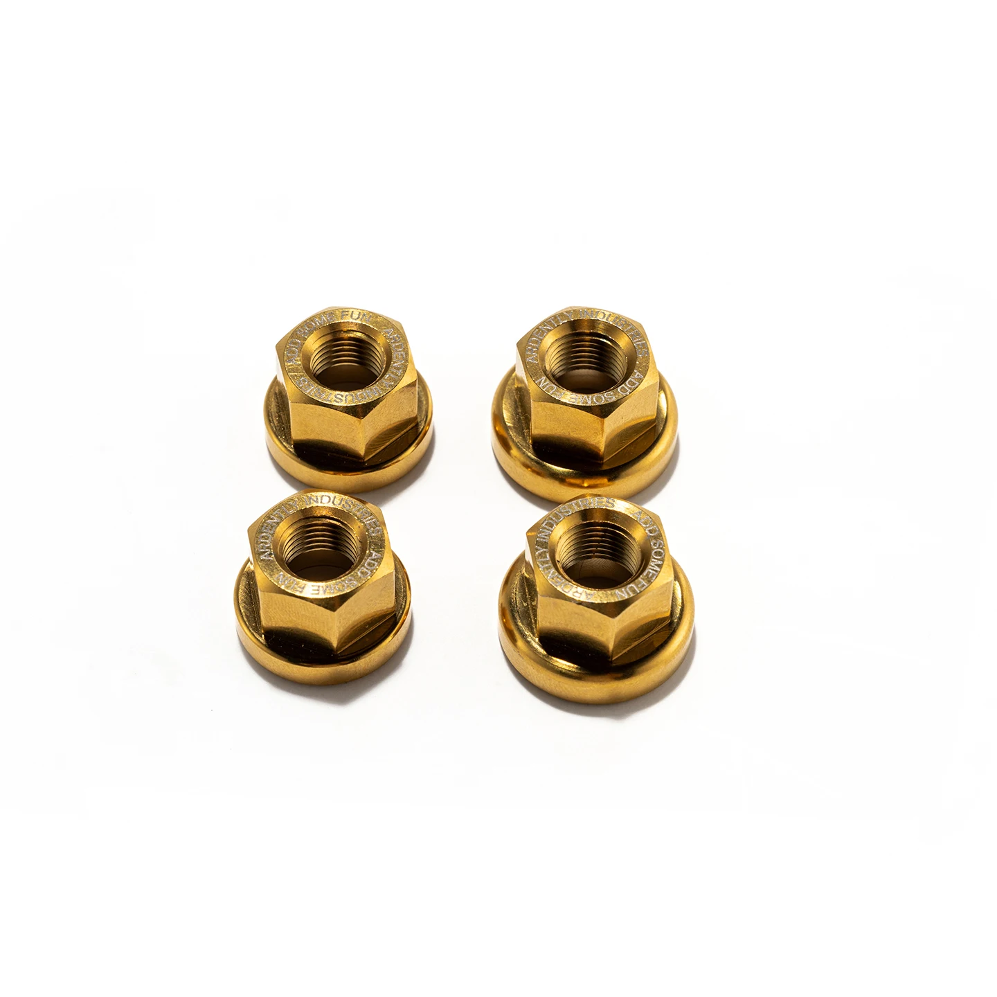 ARDENTLY Titanium Alloy Nut M9 M10 High Strength Corrosion Resistant Bike Hub Screw Nut Bicycle Cycling Replacement Accessories