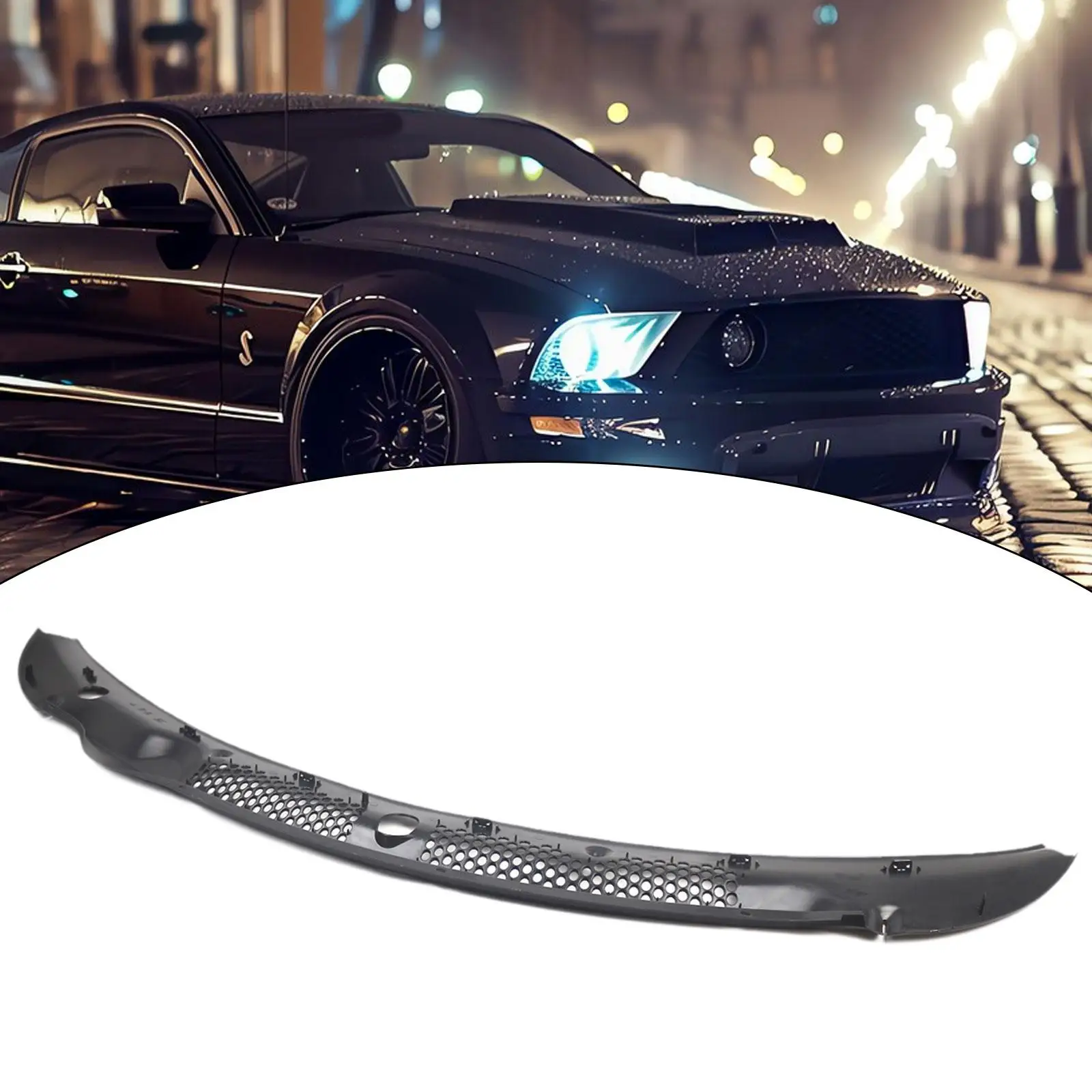 Windshield Wiper Cowl Vent Grille Cover F5zz-6302229-ba Easy Installation Repair Vehicles F4zz-6302228 Automotive Accessories