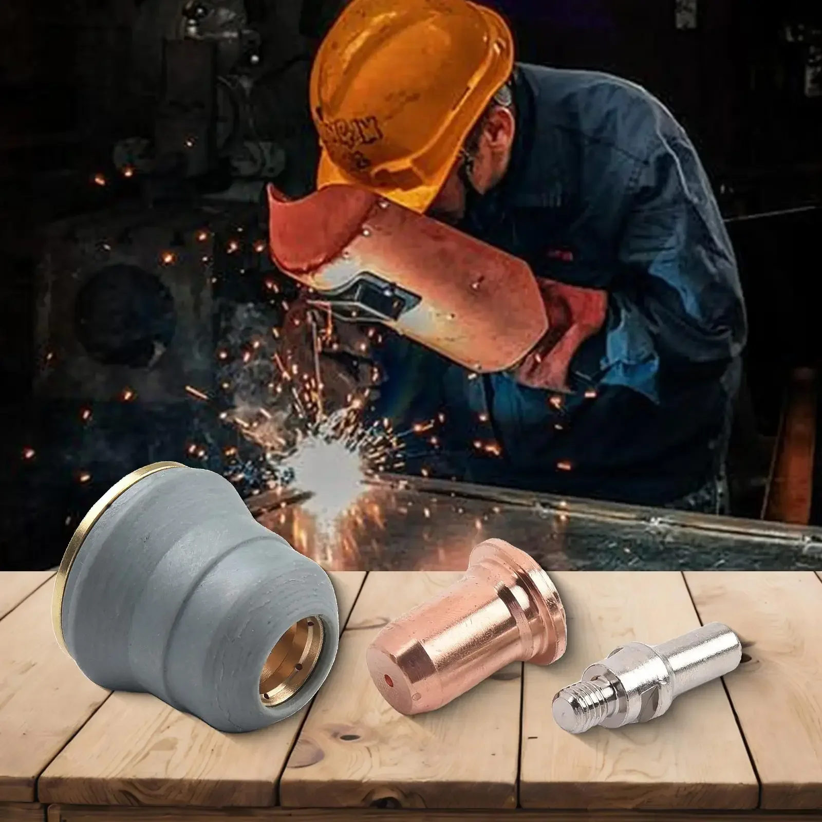 

Accessories Equipment Welding Electrodes Electrodes Cutting Head Plasma Retaining Swirl Welding Cap Consumable