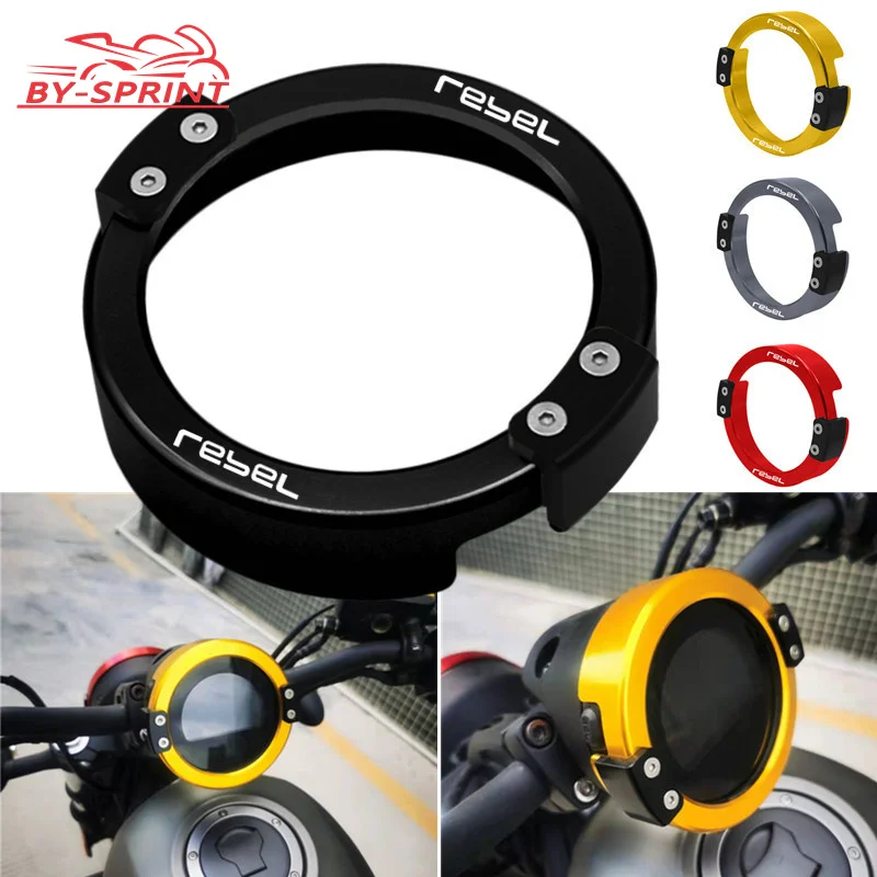 

2023 Motorcycle Accessories For Rebel CMX300 CMX500 CMX 300/500 2017-2022 Speedometer Gauge Instrument Meter Ring Cover