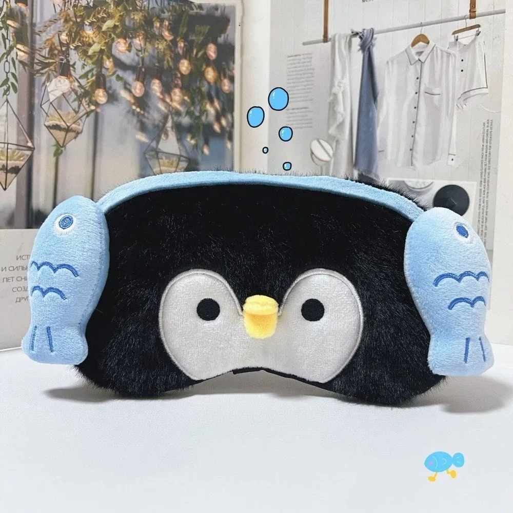 

Lovely Cartoon Sleep Eye Mask Soft Skin-friendly 3D Eye Mask Breathable Shading Penguin Sleeping Eye Cover Travel Nap