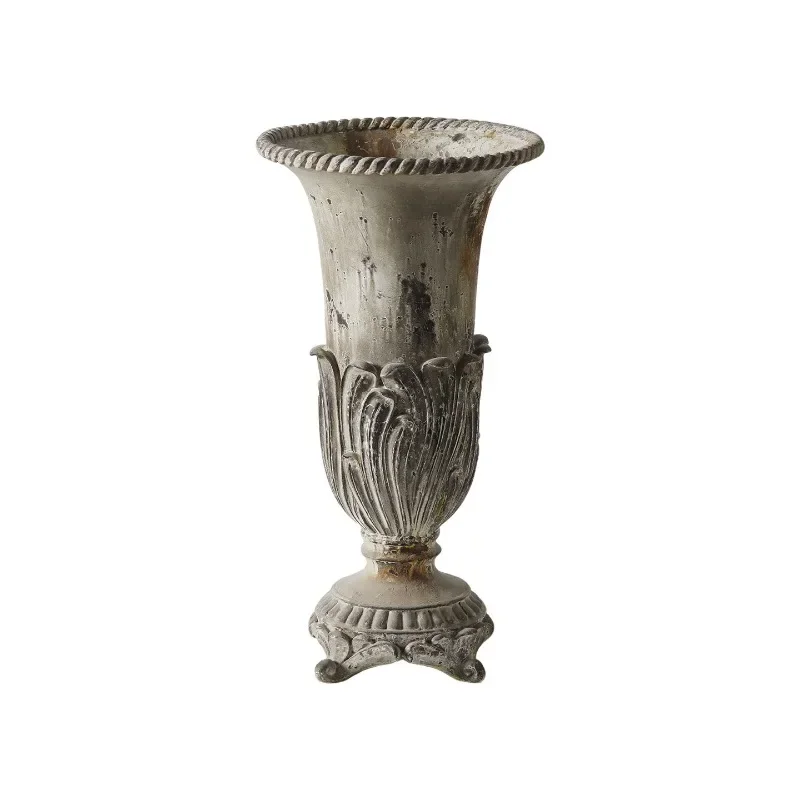 French retro old flower ornaments home decoration ornaments living room entrance creative art flower pot