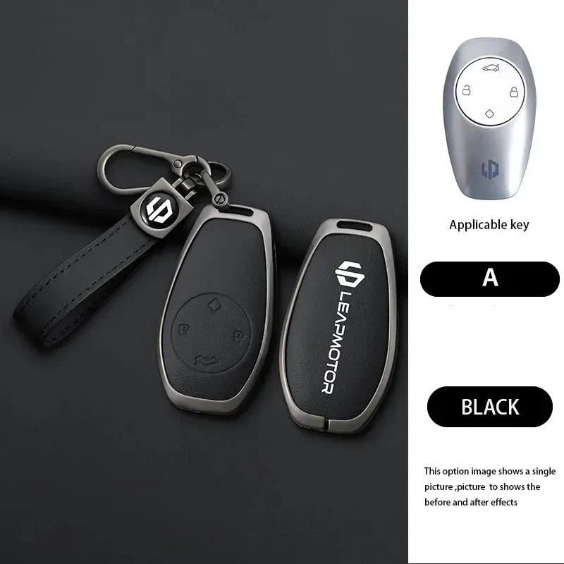 Étui de protection pour clé de voiture pliable, coque de télécommande pour Leapmotor C16 C11 C10 C01 B10 T03 S01, accessoires de protection pour télécommande automobile