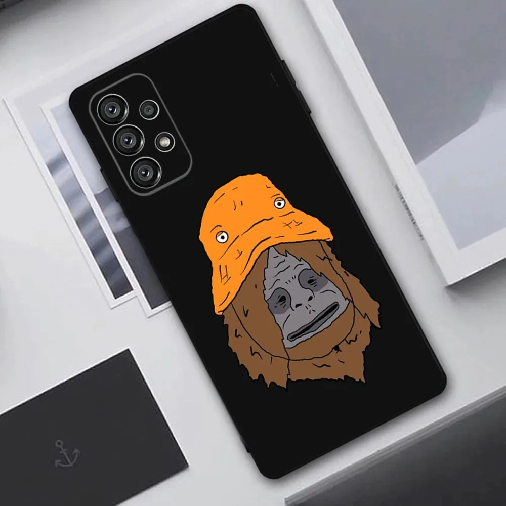 Sassy The Sasquatch Phone Case For Samsung Galaxy A20,A21s,A22,A31,A32,A52,A53,A72,73,A80,A91 Soft Black Cover