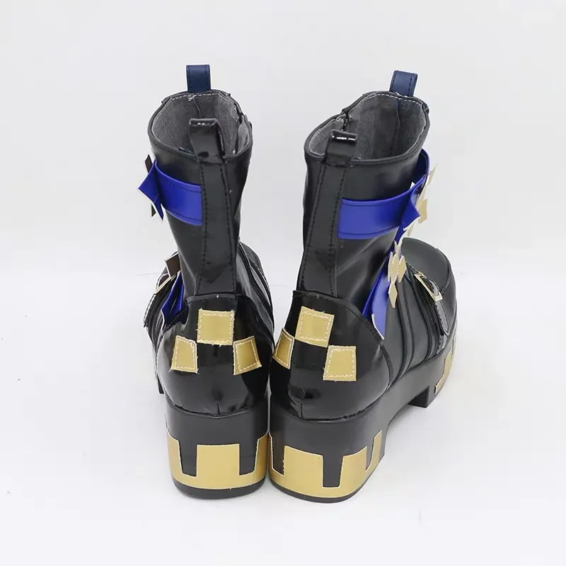 남녀공용 원신 임팩트 키니치 코스프레 신발, 사냥 유니폼 소품 신발, Huitztlan Natlan 할로윈 파티