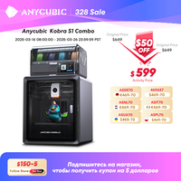 Anycubic Kobra S1 Combo Multi-Color 3D Printer High Precision Core XY Stable Structure Ultra-Quiet Max Speed 600mm/s 3D Printer