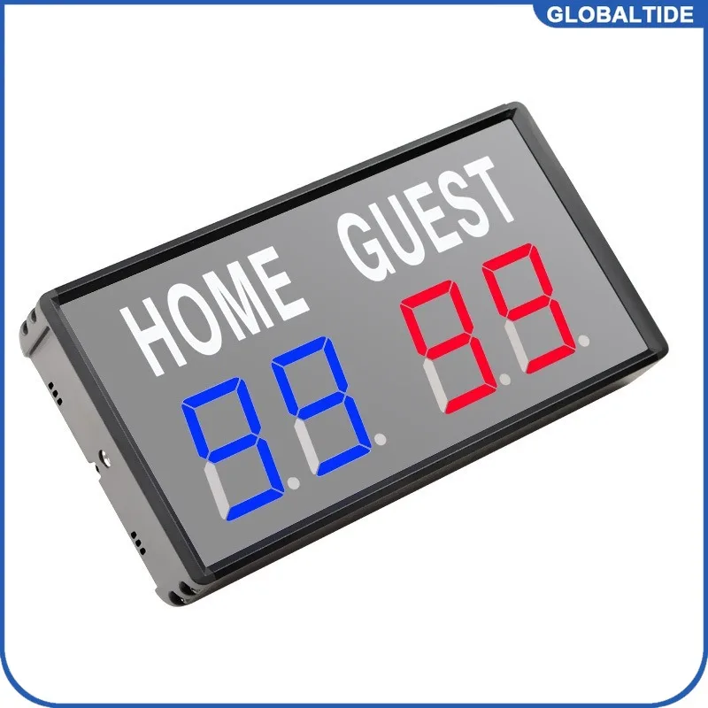 4 Digit LED Electronic Scoreboard with Remote for Basketball Ping Pong Table Tennis Badminton Volleyball Baseball Digital