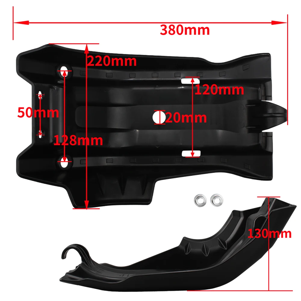 غطاء حماية هيكل محرك الدراجة النارية حامي تحت الجسم لـ KTM FE EXC 250 2017-2019 ملحقات الدراجة الترابية موتوكروس