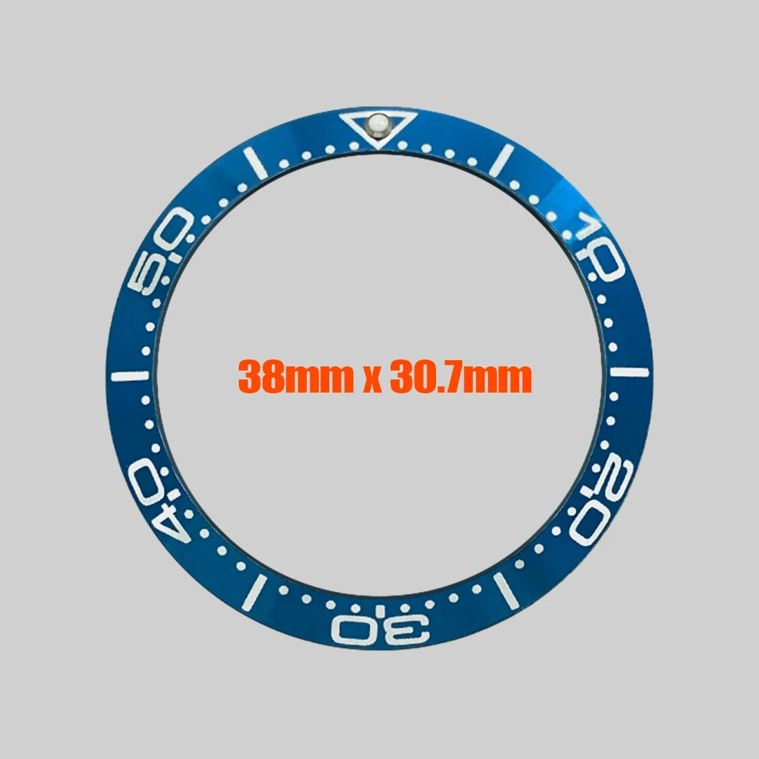 Inserção de moldura de cerâmica seamaster personalizada, adequada para sub srpd seamaster 300, caixa de relógio 38x30.7mm, moldura curvada, peças de anel de inserção