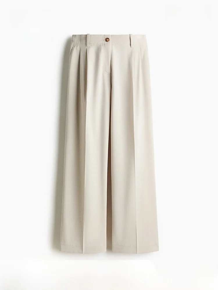 

Spring New Arrival Women's Suit Pants HM2026 3228 Sli Casual High Waist Trousers for Ladies Faionable Office Wear