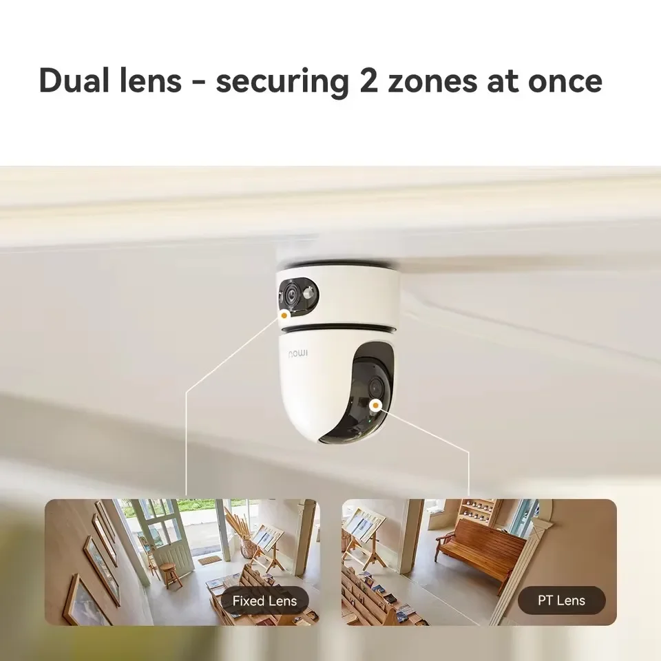 Ranger Dual Pro 10MP Indoor 5G Wifi Dual Lens One-touch Call Human/Pet Detection SurveillaWifi Algo Play Baby Security IP Camera