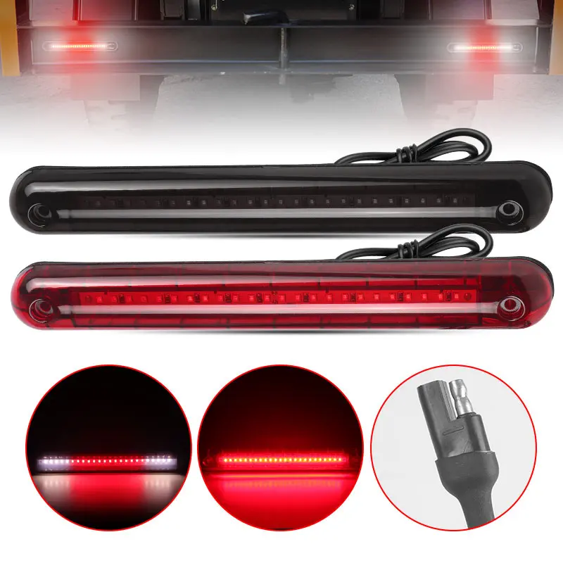 

High Mounted 24LED 3rd Third Brake Light 12V White Red Rear Tail Light Stop Warning Lamp For Holiday Rambler/Monaco/Roadmaster