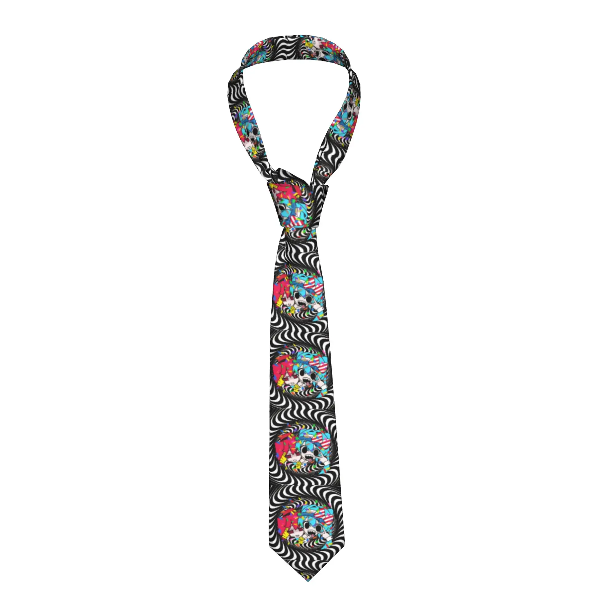 Cravate étroite de 8 cm Mesmerizer Kasane Teto Hatsune Miku pour costumes masculins, accessoires, gravatas, accessoires de mariage et de cosplay