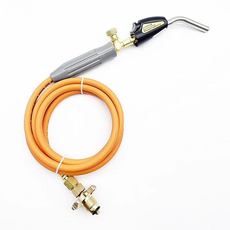 Gas Torch Handheld Welding Gun High Temperature Propane Cylinder Welding Maintenance Torch With 2m/6.6ft Hose Gas Welding Tools