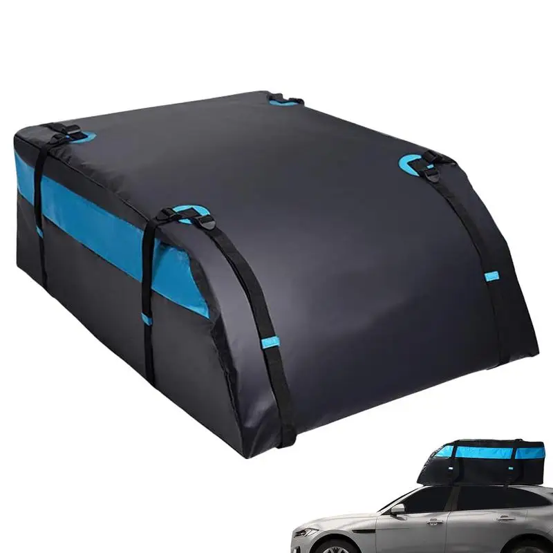 

Car Waterproof Roof Bag Oxford Cloth Car Luggage Roof Carrier Storage Organizer Rooftop Cargo Carrier Waterproof Car Accessories