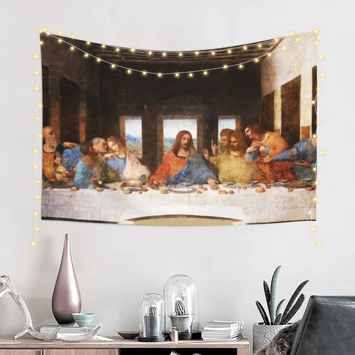 The Last Supper by Leonardo Da Vinci Tapestry Wall Mural Home Decorations Tapestry