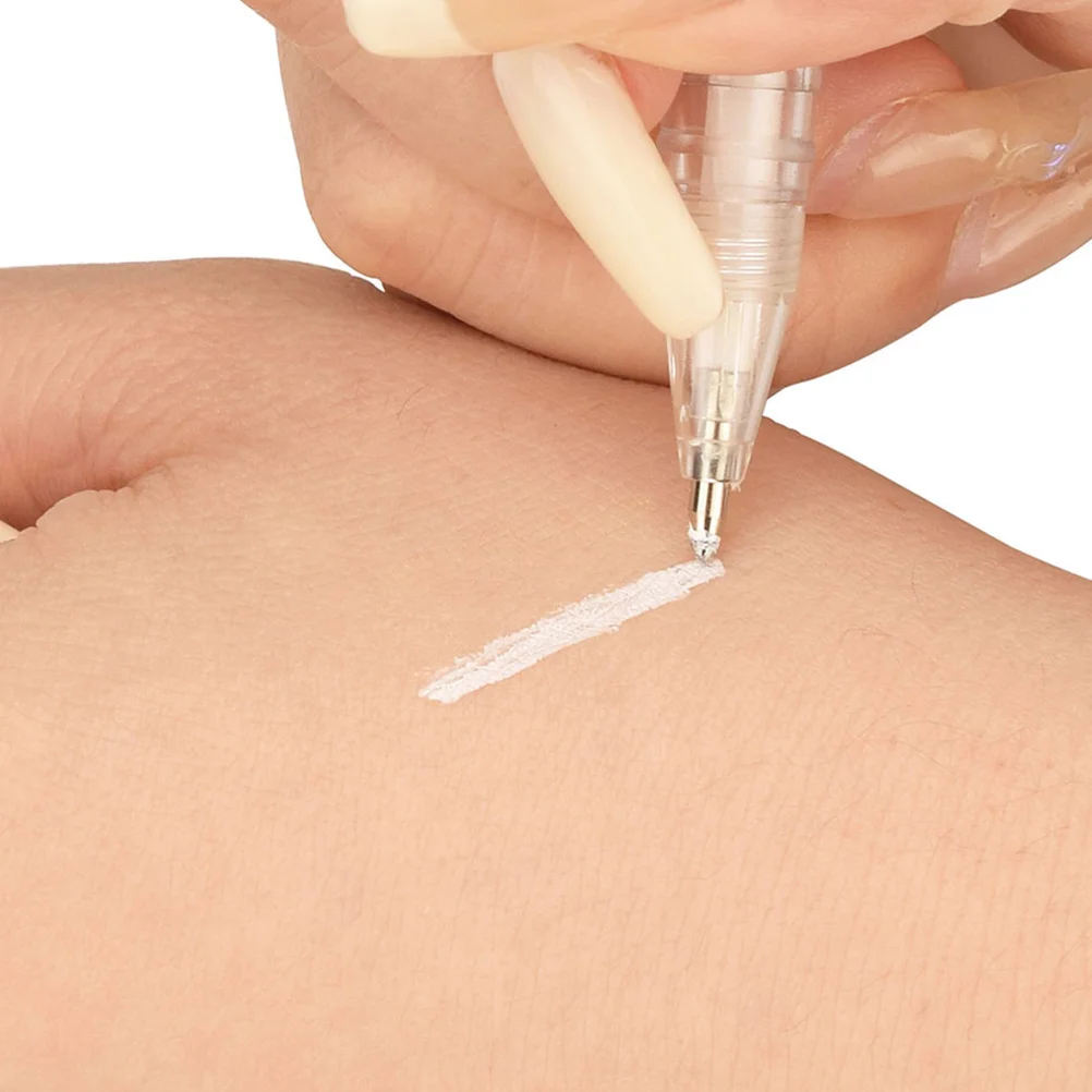 

15Pcs Eyebrow Marker Pen for Tattoo Positioning Salon Makeup Mapping Tool Extra Fine Fountain Pen Skin Markers