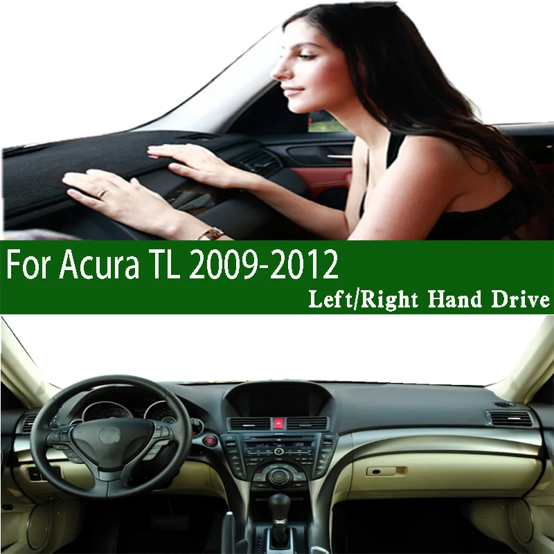 

For Acura TL UA8 UA9 2009-2012 Dashmat Dashboard Cover Instrument Panel Sunscreen Pad Anti-Dirt Proof Ornaments