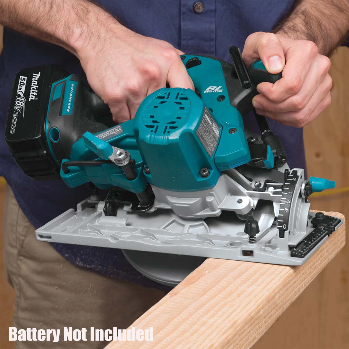 Makita DHS680 Electric Circular Saw 18V Lithium Brushless Woodworking Portable Cutting Saw 165mm 680W Bare Machine