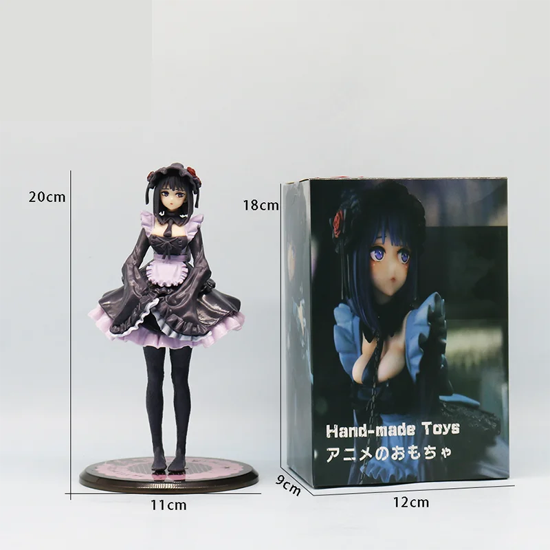 بلدي اللباس حبيبي أنيمي الشكل كيتاجاوا مارين الأسود خادمة عمل تمثال شيزوكو كورو تمثال جمع ديكور لعبة مجسمة هدية #3
