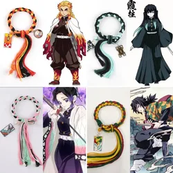 Demon Slayer Tokitou Muichirou Rengoku Kyoujurou Giyu Tomioka Bracelet Anime Peripheral Cute Cartoon Accessories Goods Gifts