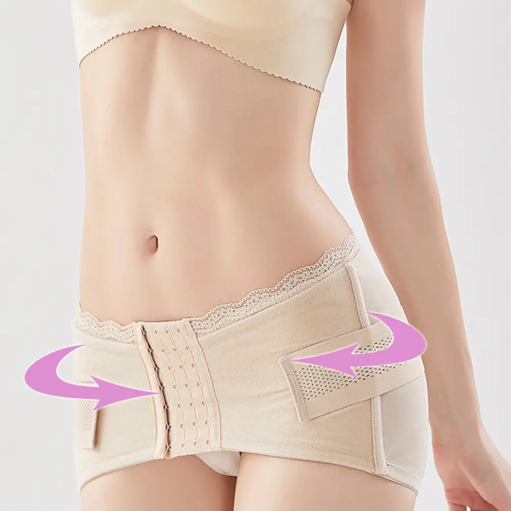 

Послеродовой бандаж для женщин, размер M, телесного цвета, для коррекции таза после родов, поддерживающий пояс для женщин после родов
