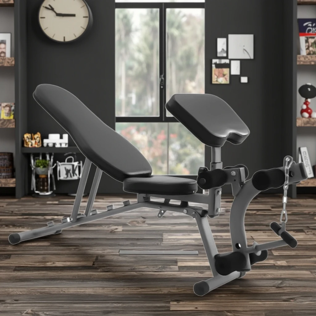 

Factory Direct Commercial Use Adjustable Metal Weight Bench Full Body Workout Fast Folding Incline Decline Strength Training