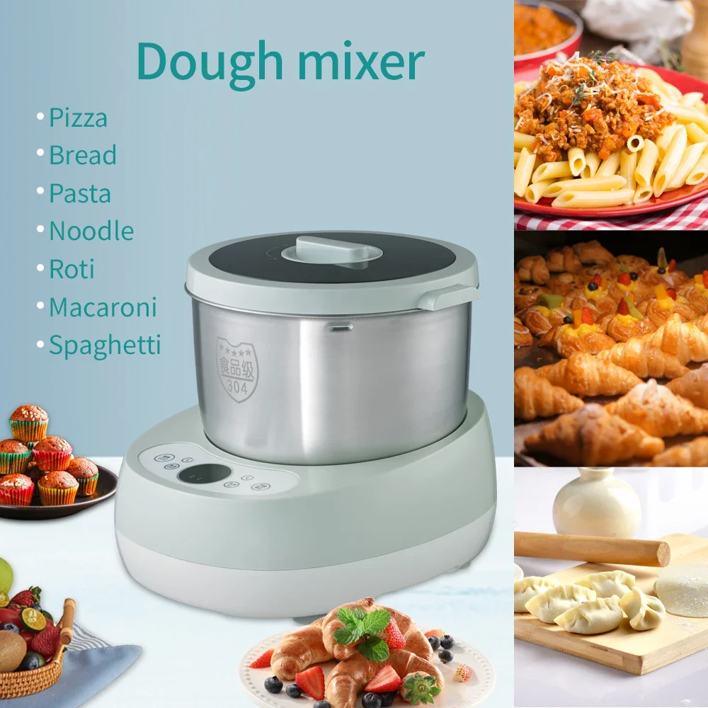 stand mixer mini automatic electric 5kg roti pizza dumpling dough maker bread dough making machine