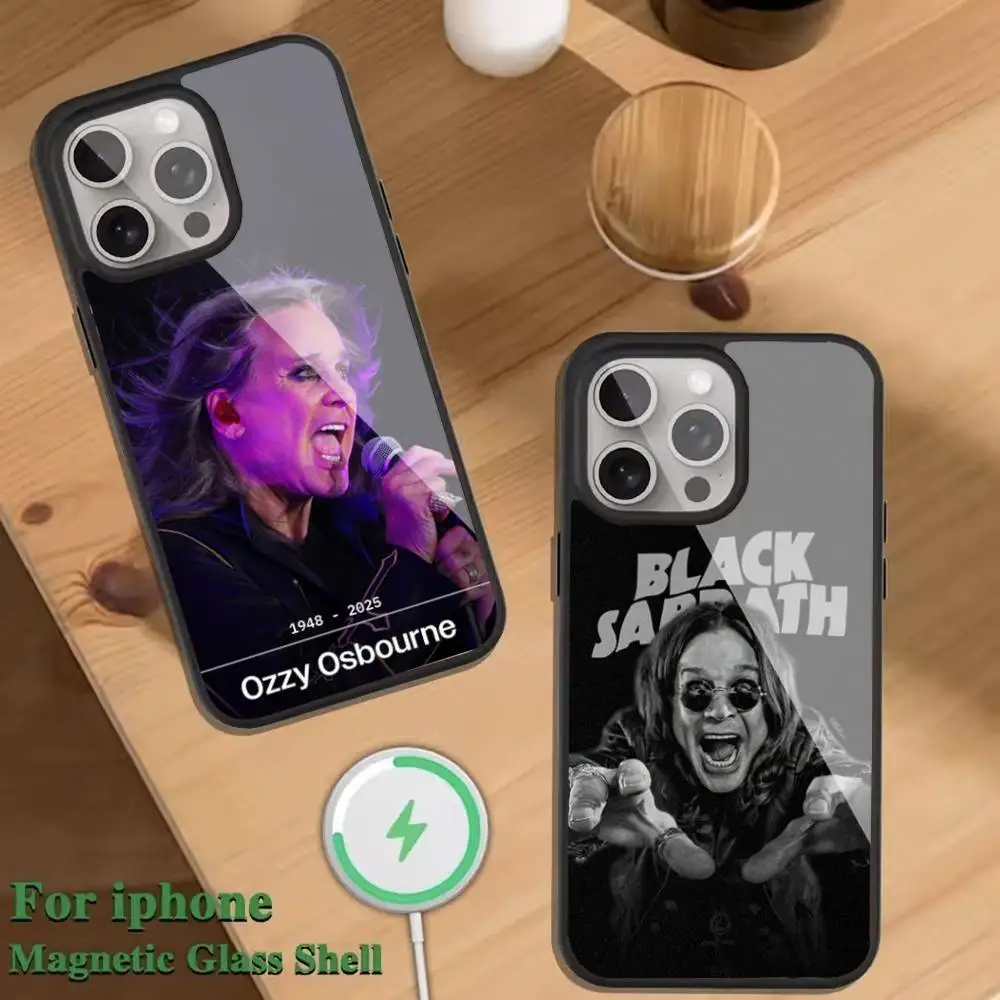 

O-Ozzy O-Osbourne Phone Case For Magnetic Wireless Charge Cover For iphone 16 15 14 13 12 11 Pro Max Plus Coque