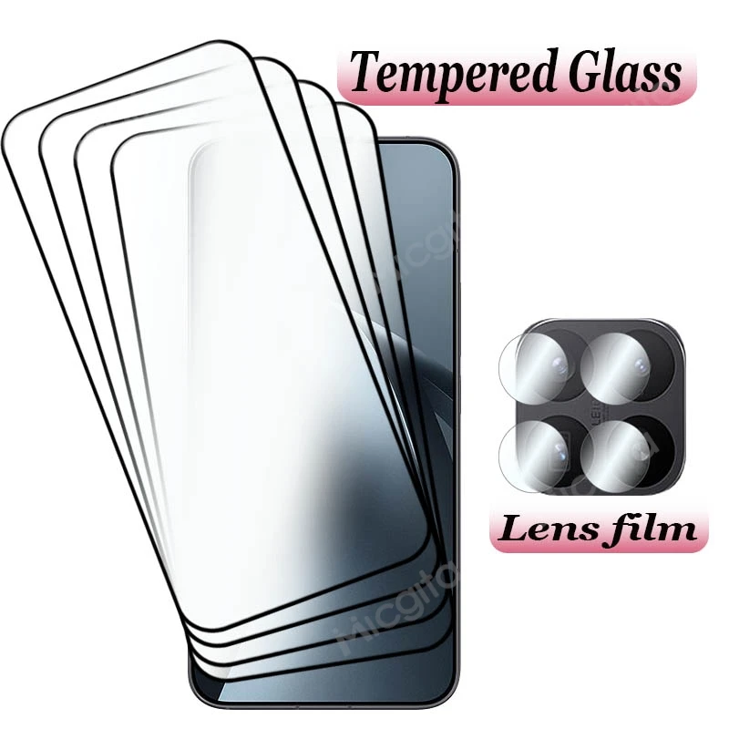 

Glass For Xiaomi 17t pro Full Cover Phone Glass protector For Xiaomi 17T pro Screen Film Clear Soft fiber Lens film 17T Pro