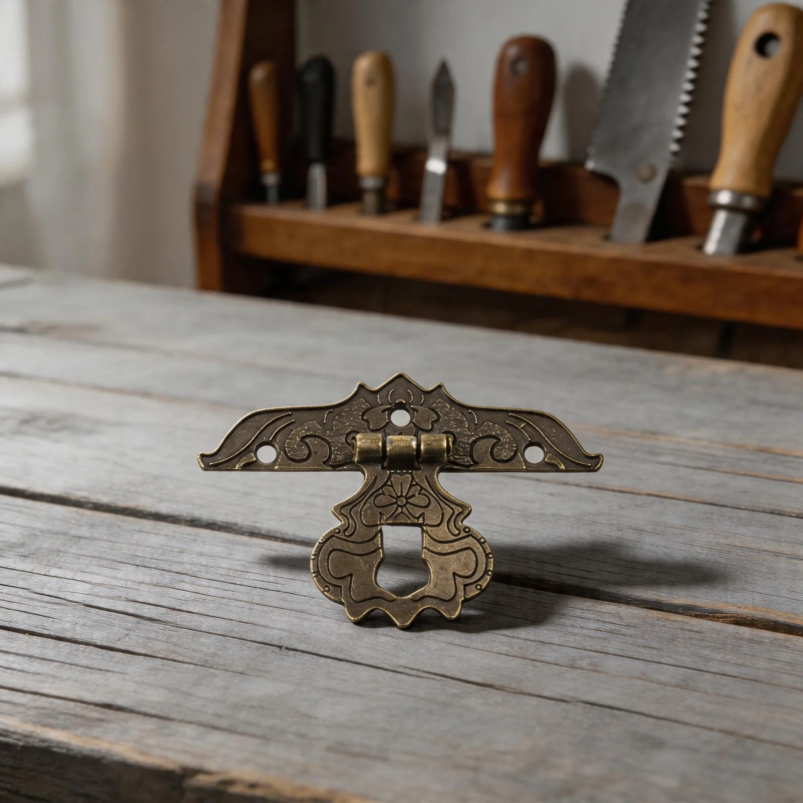 Secure Your For Furniture and Jewellery Boxes with Antique Zinc Alloy Padlock and Hasp Includes Screws for Easy Mounting
