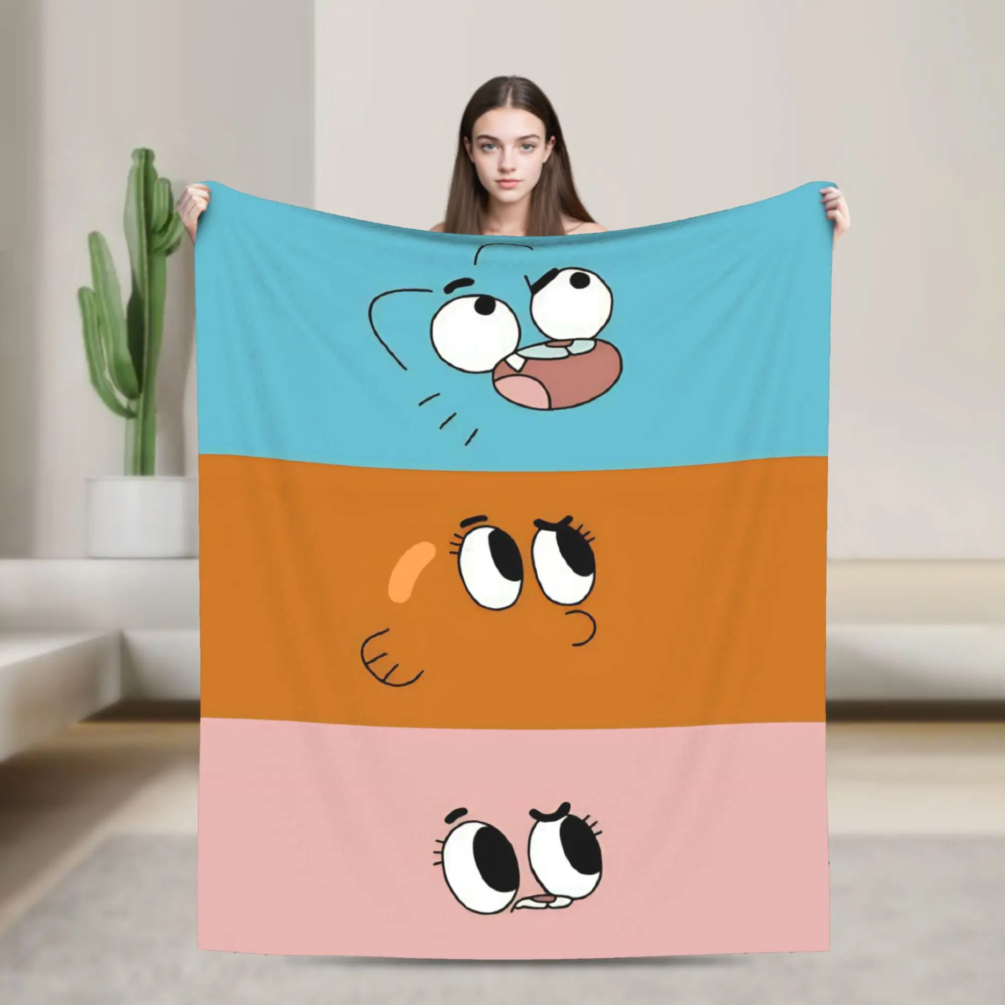 Anaise Gumballs Darwins Blanket Amazings Gumballs Fuzzy Throw Blankets Bedding Couch Personalised Soft Warm Bedspreads