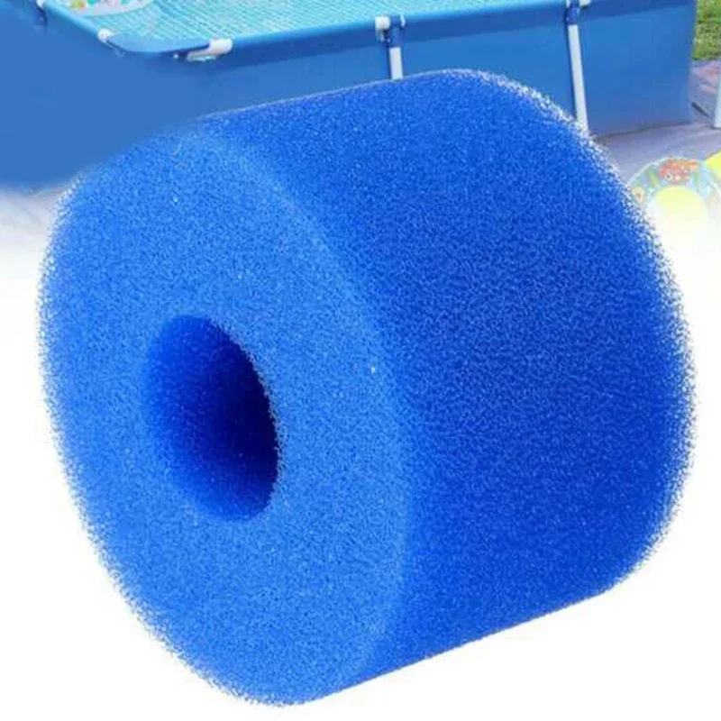 Esponja de espuma para piscina, accesorio de limpieza de bioespuma lavable y reutilizable, para Intex S1, 10/12 piezas