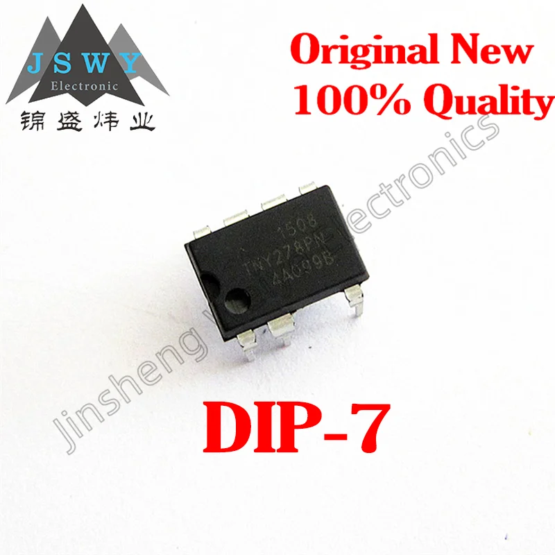 (10/50 pieces) TNY278PN DIP-7 Offline AC-DC Switching Power Supply Chip, 100% New, Original, In Stock, Chipset