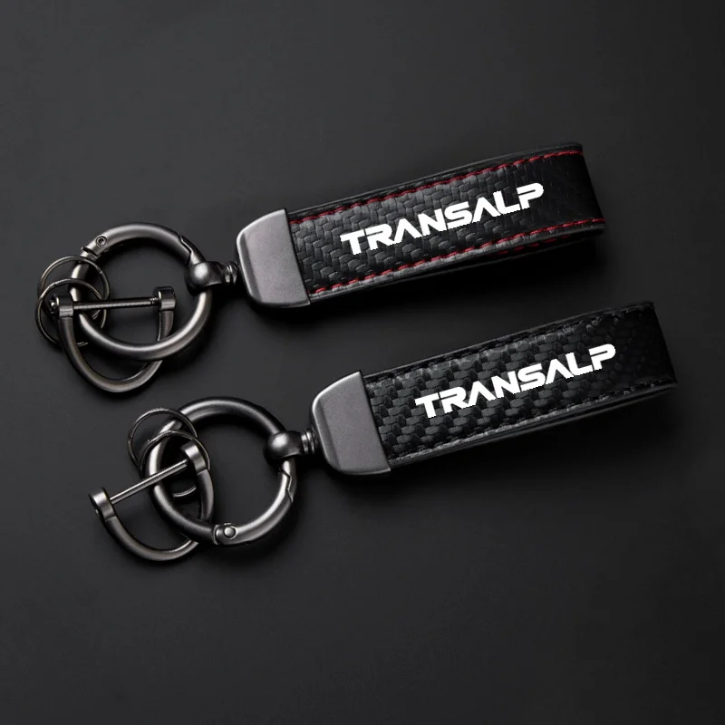 Keyring For HONDA TRANSALP 600 650 700 xlv650 Logo Key Ring Keys Strap Accessories Keychain Men Women Car Personality Motorcycle